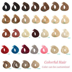 Extensioni per <span class=keywords><strong>capelli</strong></span> a U, in vero capello, 12-26 pollici, 1g/mazzo, 50g, lisci/ricci, tutti i colori, attacco a unghia, senza estensioni terminali, prodotte in Cina, all'ingrosso - Product Image 5