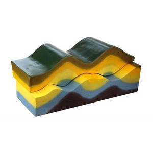 Dispositivo de Demostración del Movimiento de la Corteza Qinghua 28023 para la Enseñanza de Geografía, Geología, Geomorfología y Movimiento en Escuelas Secundarias - Product Image 4