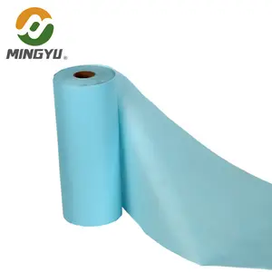 Tecido não tecido 100% poliéster PET spunbond para uso médico, tecido não tecido spunbond 75gsm, fábrica na China