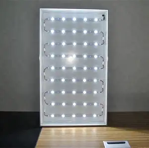 高品质Seg无框发光二极管灯箱-硅胶边缘图形展示架灯箱