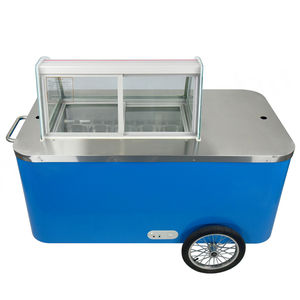 รถเข็นขายไอศกรีมไฟฟ้าสไตล์อิตาลี ความจุขนาดใหญ่ ผลิตภัณฑ์คุณภาพสูง สำหรับใช้งานกลางแจ้ง - Product Image 6