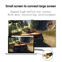 Câble coaxial plat en PVC plaqué or 4K 18 Gbps 60 Hz AWM 20276 en vrac haute vitesse 3D 1080P pour moniteur et lecteur DVD
