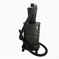 Séparateur Cyclonique Portable, Collecteur de Poussière Compact avec Seau de 20L pour Aspirateur d'Atelier, Outils Électriques et Travaux sur Site