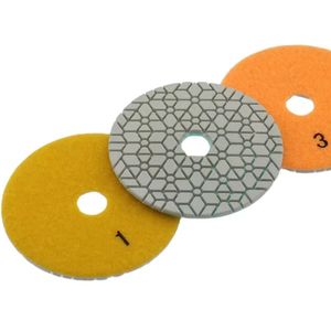 JDK Almohadillas de Pulido Suave de 4 Pulgadas, <span class=keywords><strong>3</strong></span> Pasos, Granito, Diámetro de 100mm para Cuarzo - Product Image 4