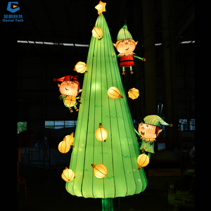 Sgfl038 trang trí đèn lồng sự kiện mùa đông giáng sinh xe ngựa đèn lồng ngoài trời lễ hội cây thông giáng sinh - Product Image 4