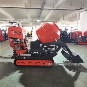 Mezcladora de Concreto Compacta sobre Orugas Naranja para Todo Terreno, Rendimiento Estable, Radio de Giro Corto - Product Image 3