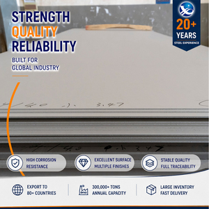 ASTM Standard 304 0.5mm x 1219mm 4'x10' <b>Pickled</b> GB T3280 Stainless Steel Plate of Engineering Projects - Product Image 1