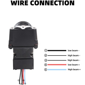 ไฟหน้าโปรเจคเตอร์ขนาดเล็ก 1.5 นิ้ว รุ่น M5-2 แบบ LED Matrix สำหรับรถยนต์ อัพเกรดไฟรถยนต์ - Product Image 6