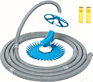 Potente Limpiador de <span class=keywords><strong>Piscinas</strong></span> Automático de Alta Calidad y Eficiencia, <span class=keywords><strong>Aspiradora</strong></span> <span class=keywords><strong>para</strong></span> <span class=keywords><strong>Piscinas</strong></span> (Azul) - Product Image 1