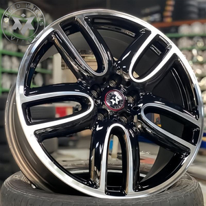 Viaol Nouvelle jante de roue en alliage d'aluminium forgé noir, face usinée, PCD 5x112 5*120, jante de voiture pour BMW <span class=keywords><strong>MINI</strong></span> CABRIO <span class=keywords><strong>JCW</strong></span> Clubman Cooper - Product Image 1