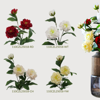Bunga asli sutra kualitas tinggi kain Lisianthus buatan dekorasi pernikahan bunga buatan yang realistis