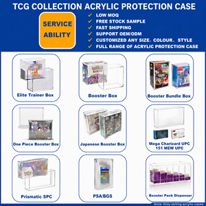 Boîte de présentation en acrylique OP-06 pour booster One Piece, protection UV à 99 %, double paroi et protection pour boîte de jeu de cartes One Piece Dominator - Product Image 5