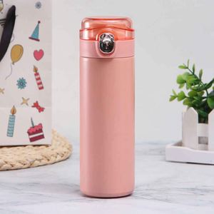 Vaso Térmico de Acero Inoxidable de Doble Pared, Botella de Agua con Aislamiento Térmico para Viajes, Diseño Minimalista con Tapa, Mantiene la Temperatura de 12 a 24 Horas - Product Image 4