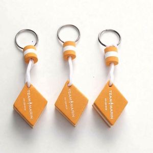 High Quality <b>Custom</b> Logo Floating <b>Keychain</b> Wholesale Eva Foam Promotional Carabiners & Keychains - Product Image 2
