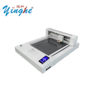 YINGHE YH-4030C Mini Cortadora Plana A3+ de Doble Cabezal con Hendido de Alta Velocidad 220V 420x300mm, Máquina de Corte de Etiquetas con Alimentación de Papel