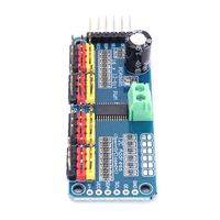 PCA9685 Module de servomoteur PWM 16 canaux 12 bits I2C IIC pour MG90S SG90 MG995