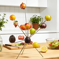 NOUVELLE ARRIVÉE BOL À FRUITS EN MÉTAL EXPLODING IRON POUR L'INTÉRIEUR