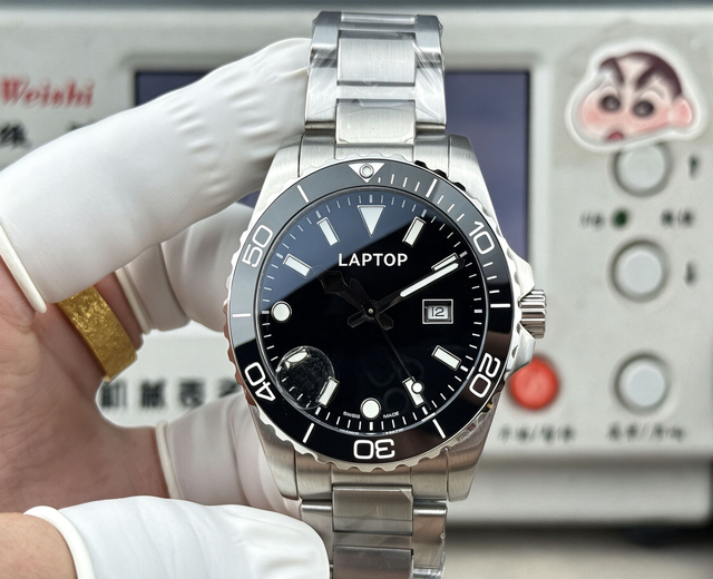 26 Years New Luxury Sport Stainless Steel Men's Automatic Mechanical Watch Sapphire Crystal 42mm Black Dial
