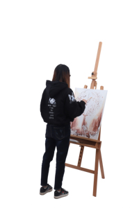 Bview nghệ thuật Hot gỗ sồi Chất liệu lớn bức tranh bằng gỗ nghệ thuật đứng giá vẽ - Product Image 6