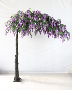 Arbre de <span class=keywords><strong>cerisier</strong></span> artificiel haut, rouge bordeaux, <span class=keywords><strong>sans</strong></span> support, pour extérieur, <span class=keywords><strong>sans</strong></span> personnalisation - Product Image 6