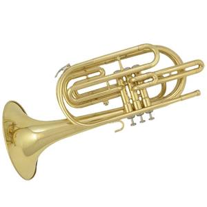 Corno francese da marcia con accordatura B, per prestazioni professionali, finitura laccata <span class=keywords><strong>oro</strong></span>, finitura <span class=keywords><strong>oro</strong></span> elettroforetico, cornetta - Product Image 5