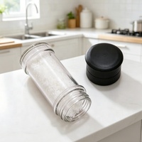 Meilleur Prix Moulin à Sel et Poivre Manuel Jetable 100ML en Verre et PP pour Usage Domestique et Professionnel – Vente en Gros