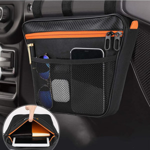 Sac de rangement latéral pour siège de voiture, pochette en maille de polyester pour utilisation en extérieur pour Jeep - Product Image 4