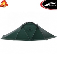 Tente de camping en dôme imperméable à double étage personnalisée pour 2 personnes, 4 saisons, résistante au vent fort pour les zones de haute altitude