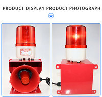 Alarme sonore et visuelle industrielle à LED haute luminosité 130 dB, étanche IP54, sirène stroboscopique de sécurité d'urgence robuste