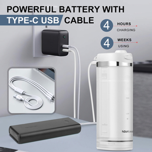 H2ofloss 2023 Hot-selling Mini Usb ricaricabile irrigatore orale per il viaggio ricaricabile interdentale acqua Flosser per la pulizia dei denti - Product Image 4