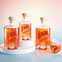 Offre Spéciale – Bouteilles en Verre Super Flint Personnalisables avec Logo pour Spiritueux (Gin, Rhum, Vodka, Brandy, Whisky, Tequila) – 100ml, 250ml, 375ml, 500ml, 750ml, 1000ml