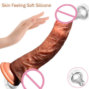 Amazon réaliste <span class=keywords><strong>prépuce</strong></span> étanche pénis pour femmes jouets sexuels pour adultes <span class=keywords><strong>gode</strong></span> en silicone souple - Product Image 2
