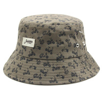 Sombrero de Pescador Casual con Diseño Personalizado de Dibujos Animados, Impermeable, Precio de Fábrica OEM/ODM, Impresión Completa por Sublimación