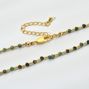 ZMZY <span class=keywords><strong>collana</strong></span> in pietra naturale spinello lapislazzul <span class=keywords><strong>amazzonite</strong></span> Amethy tormalina ametista 2MM perline <span class=keywords><strong>collana</strong></span> gioielli - Product Image 3