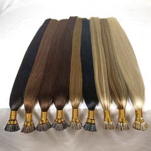 Extensions de cheveux 100% humains, brun foncé, pré-collées, Remy I Tip, extensions de cheveux naturels Remy I Tip - Product Image 3