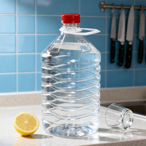 2L 4L 6L 10L Praça Food-Grade HDPE Screw Cap Garrafas plásticas seladas para Milk Suco Açúcar Vinagre Óleo Molho de Soja - Product Image 2