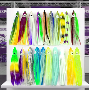 Señuelos <span class=keywords><strong>de</strong></span> Pesca OEM <span class=keywords><strong>de</strong></span> Plástico Blando PVC/Goma para Trolling y Jigging, Tipo Hoochie Octopus Skirt, Carta <span class=keywords><strong>de</strong></span> Colores, 10g - Product Image 3