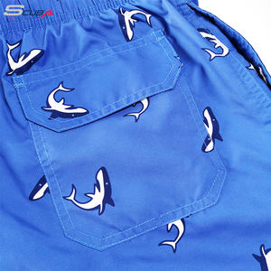 Pantaloncini da bagno da uomo stampati personalizzati costumi da bagno da spiaggia Plus Size a righe floreali in tinta unita cartone animato Plaid - Product Image 4