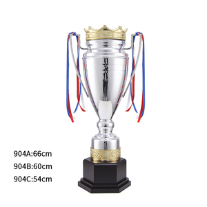 Trofeo de Fútbol Popular de Gran Tamaño, Trofeo de la Liga de Campeones, Trofeo de Metal con Galvanoplastia en Todos los Colores, Materiales Personalizados - Product Image 2