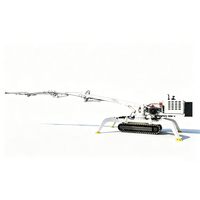 Lance de placement de béton mobile hydraulique pour applications de construction à haute efficacité