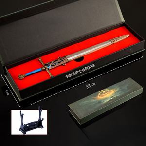 Épée de Chevalier Carian de 30 cm de <span class=keywords><strong>Elden</strong></span> <span class=keywords><strong>Ring</strong></span> <span class=keywords><strong>en</strong></span> <span class=keywords><strong>alliage</strong></span> de zinc, coffret cadeau avec support d'exposition, décoration de collection, accessoire de jeu, accessoire de cosplay - Product Image 3