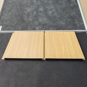 Tablero de tira de techo Decoración de <span class=keywords><strong>pared</strong></span> exterior Chapa de aluminio Placa de aluminio de <span class=keywords><strong>pared</strong></span> exterior de metal Placa de aluminio de grano de madera - Product Image 6