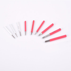 Aguja para tatuaje Manual, bordado <span class=keywords><strong>de</strong></span> <span class=keywords><strong>cejas</strong></span>, cuchillas 3D, puntas <span class=keywords><strong>de</strong></span> JAS para microblading - Product Image 3