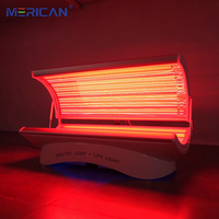 Lit de luminothérapie rouge 630-940nm, LED pleine longueur d'onde pour photobiomodulation corporelle, idéal pour salons et cliniques, soins de beauté et relaxation