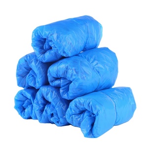 Capas de Sapato Descartáveis Antiderrapantes e à Prova de Poeira em PP Não Tecido, Plástico PE e CPE nas Cores Branco, Rosa, Preto e Azul - Product Image 5