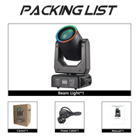 Équipement DJ professionnel 150W tête mobile Spot Lights DMX512 LED Mini Gobo faisceau lumière de scène pour DJ Disco Party Concert de mariage