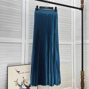 <span class=keywords><strong>Jupe</strong></span> <span class=keywords><strong>longue</strong></span> <span class=keywords><strong>plissée</strong></span> taille haute 2026 pour femme, taille élastique, polyvalente, amincissante, élégante, couleur unie, haut de gamme - Product Image 4