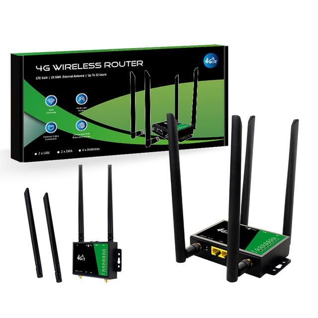 Eurasian Edition Latest Models High Speed Network 4G Router with Detachable Antenna & Sim Card 300Mbps 4G Router Wifi Repeater