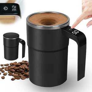 Portable Smart Temperature Sensing Magnetic Stirring Cup Stainless Coffee Mug Auto Stirring Cup <b>Automatic</b> Coffee Stirring Mug - Product Image 1