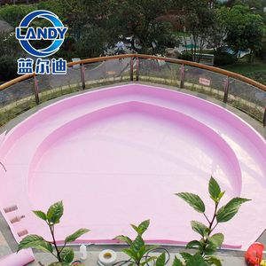 Landy Pvc Mesh Mat Rectangular Colorful Water Park Flooring Material - Product Image 5